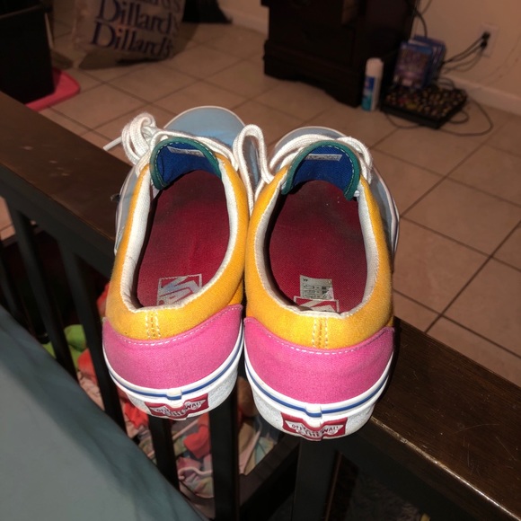Multi Colored Vans Size 6 - Picture 5 of 6